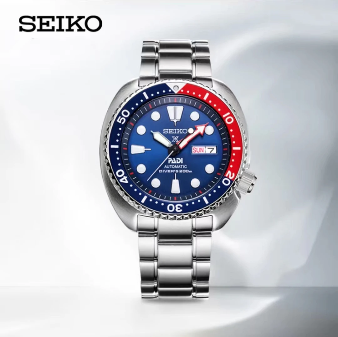 

Seiko Men's Watch PROSPEX Series Abalone Shell Water Ghost Steel Belt Mechanical Men's Watch SRPE99K1 Birthday Gift
