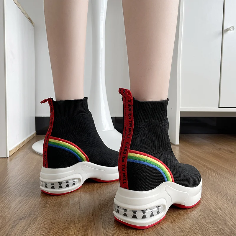 

Женские ботинки на толстой плоской подошве, удобные Универсальные ботинки для отдыха на весну и осень, новинка 2023