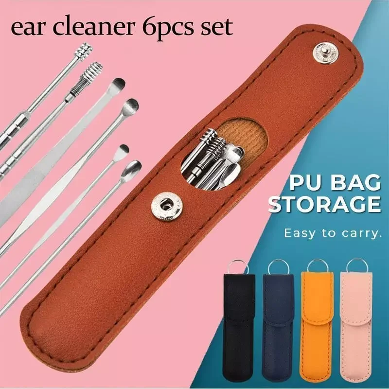 

Spring EarWax Cleaner Tool Earpick Sticks Earwax Remover Curette Ear Pick Cleaning Ear Cleanser Spoon Health Care Earpick