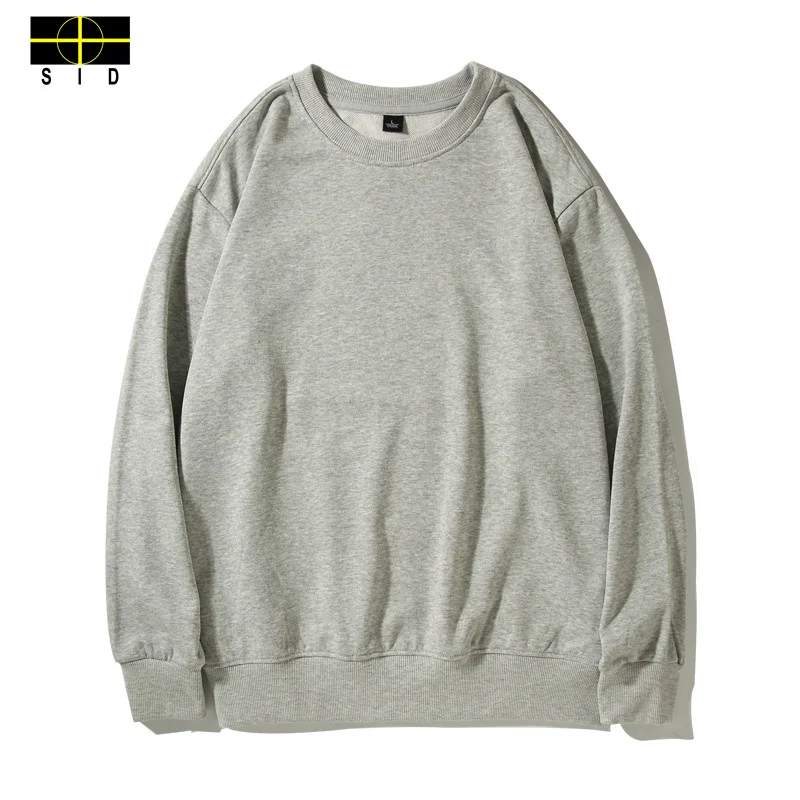 

Casual Round Collar Hoodies Sweatshirts Men's Solid Color Sweatshirt Tops Women 2022 Spring Autumn Brand Clothing Long Sleeve