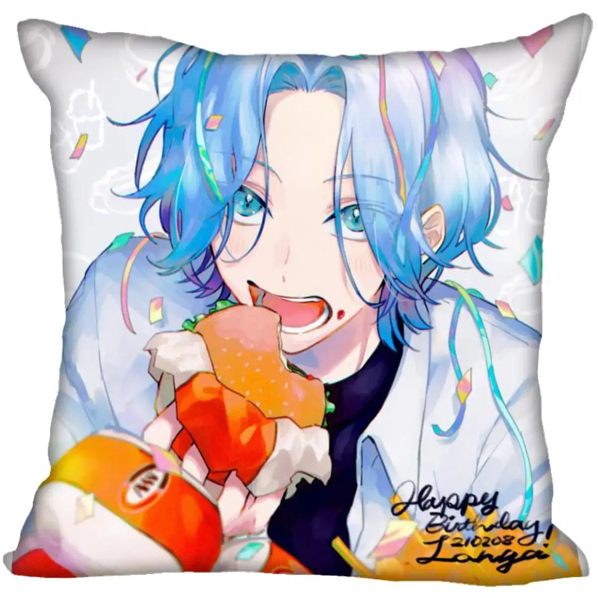 Чехол для подушки спальни с рисунком знака бесконечности