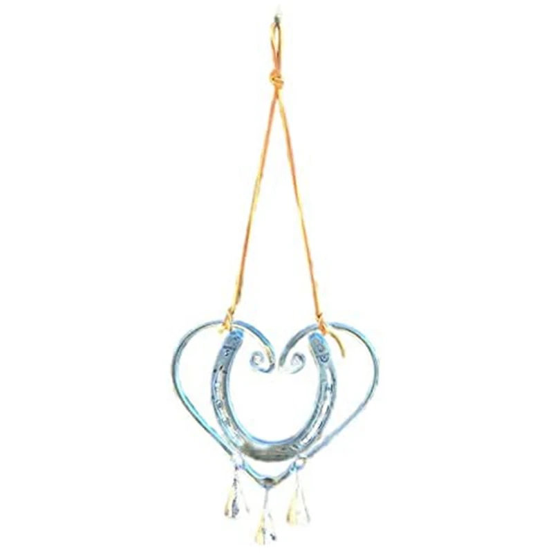 

Lucky Love Wind Chimes,Valentine's Day Hanging Ornaments with Steel Nails, Decor for Your Home Garden Courtyard