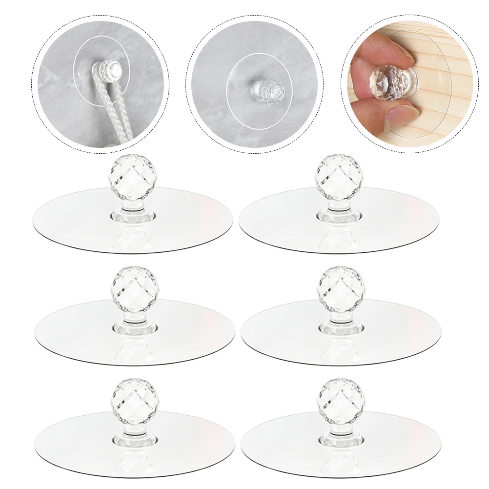

Knobs Hook Cabinet Knob Drawer Crystal Dresserwall Handle Clear Backpackroundcupboard Handles Wardrobe Drawers Hooks Adhesive
