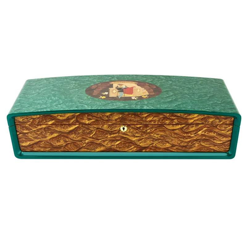 LUBINSKI коробка для увлажнения сигар Romeo кубинский кедр дерево краска выпечки