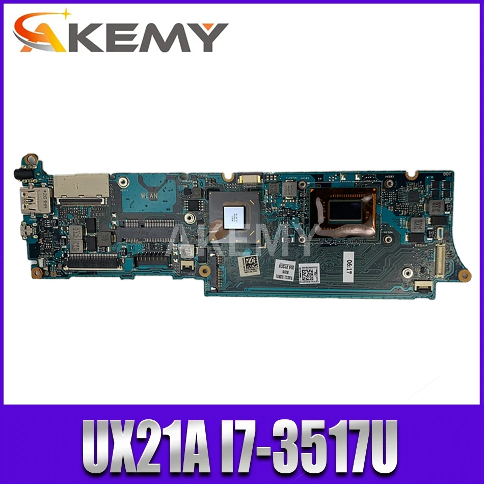 

Akemy UX21A I7-3517 CPU 4GB RAM материнская плата REV 2,0 для Asus UX21 UX21A материнская плата для ноутбука 100% протестирована работает