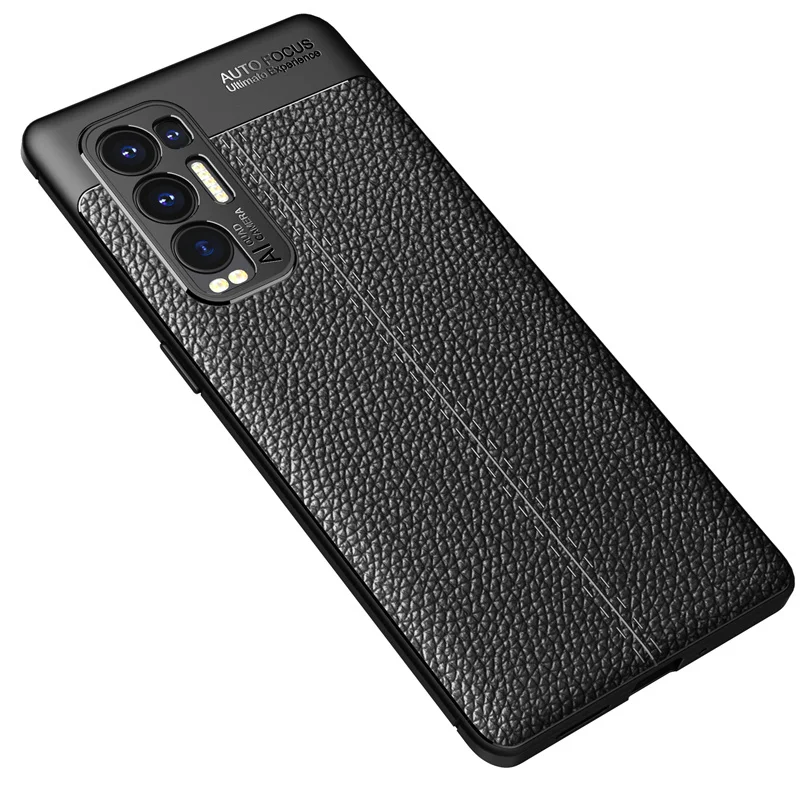 

For Cover OPPO Find X3 Neo Case For Find X3 Neo Capas Back Bumper Soft Shockproof TPU Leather For Fundas Find X3 Neo Cover 6.55"