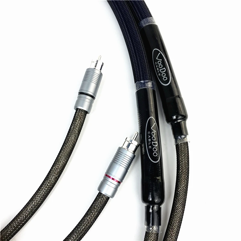 Кабель Voodoo RCA с посеребренным разъемом Hi-Fi Audio Interconnect Line