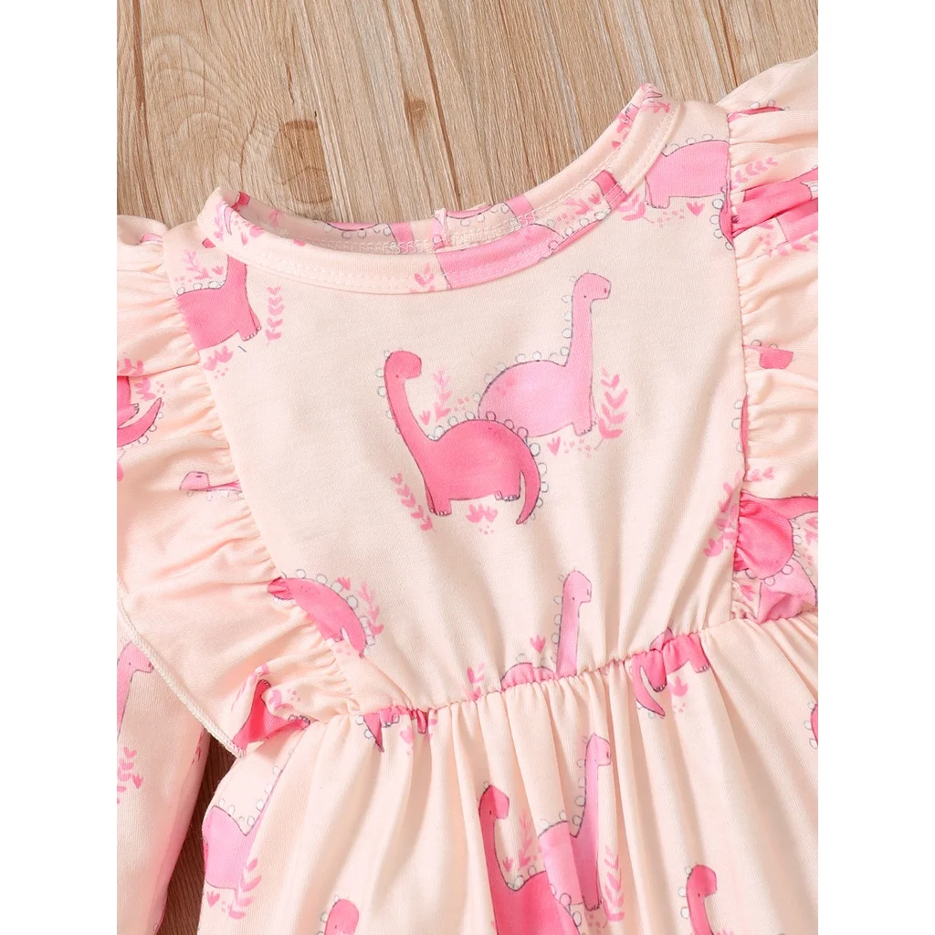 Одежда для маленьких девочек комбинезоны с рисунком фламинго Дешевые предметы