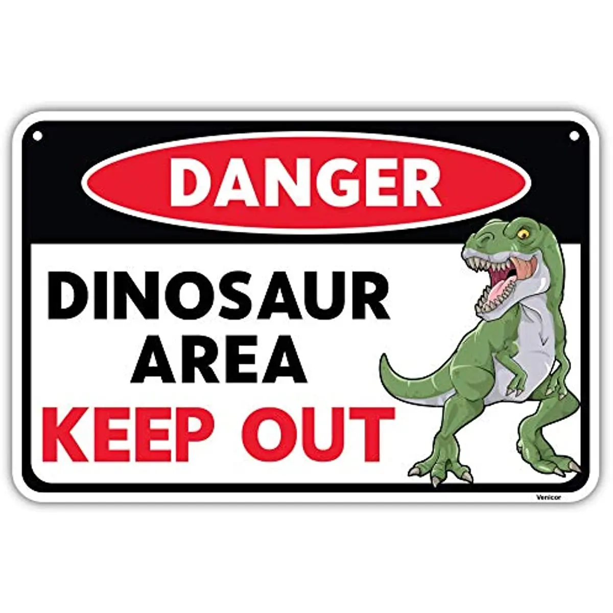 

Dinosaur Sign,Dinosaur Decor Boys Room - T Rex Dinosaur Bedroom Decor for Boys Kids Decorations Gifts Wall Art Poster Stuff