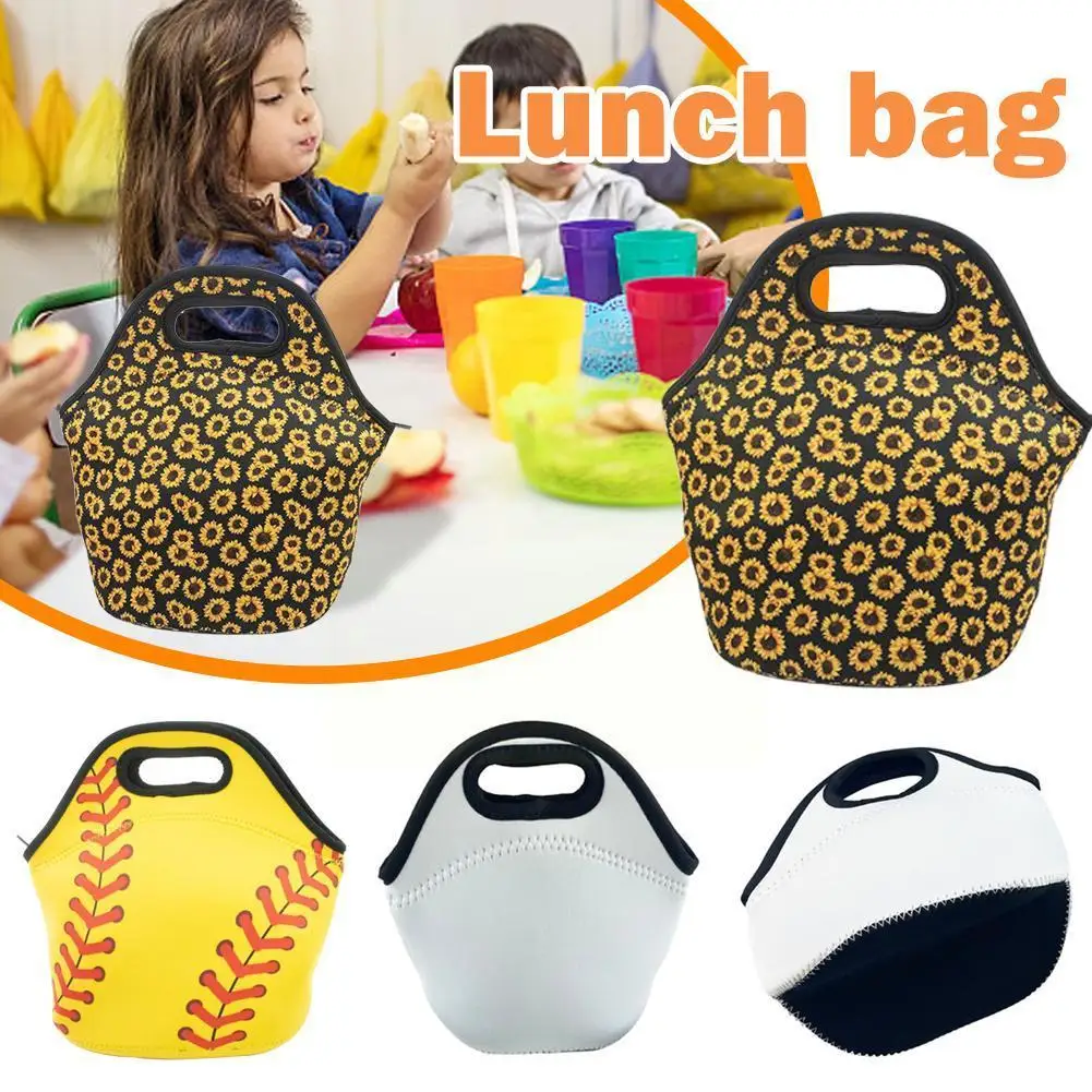 

Portable Neoprene Lunch Bag Thermal Insulated Bento Storage Food Dinner Tote Pouch School Box Bags Cooler Kid Container Pic R4h0