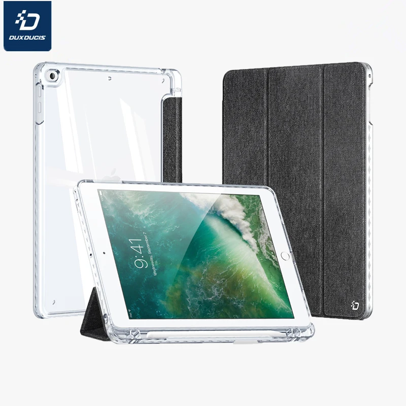 DUX DUCIS Senior прозрачная задняя крышка из искусственной кожи для Apple iPad Air 2 9 7 дюйма