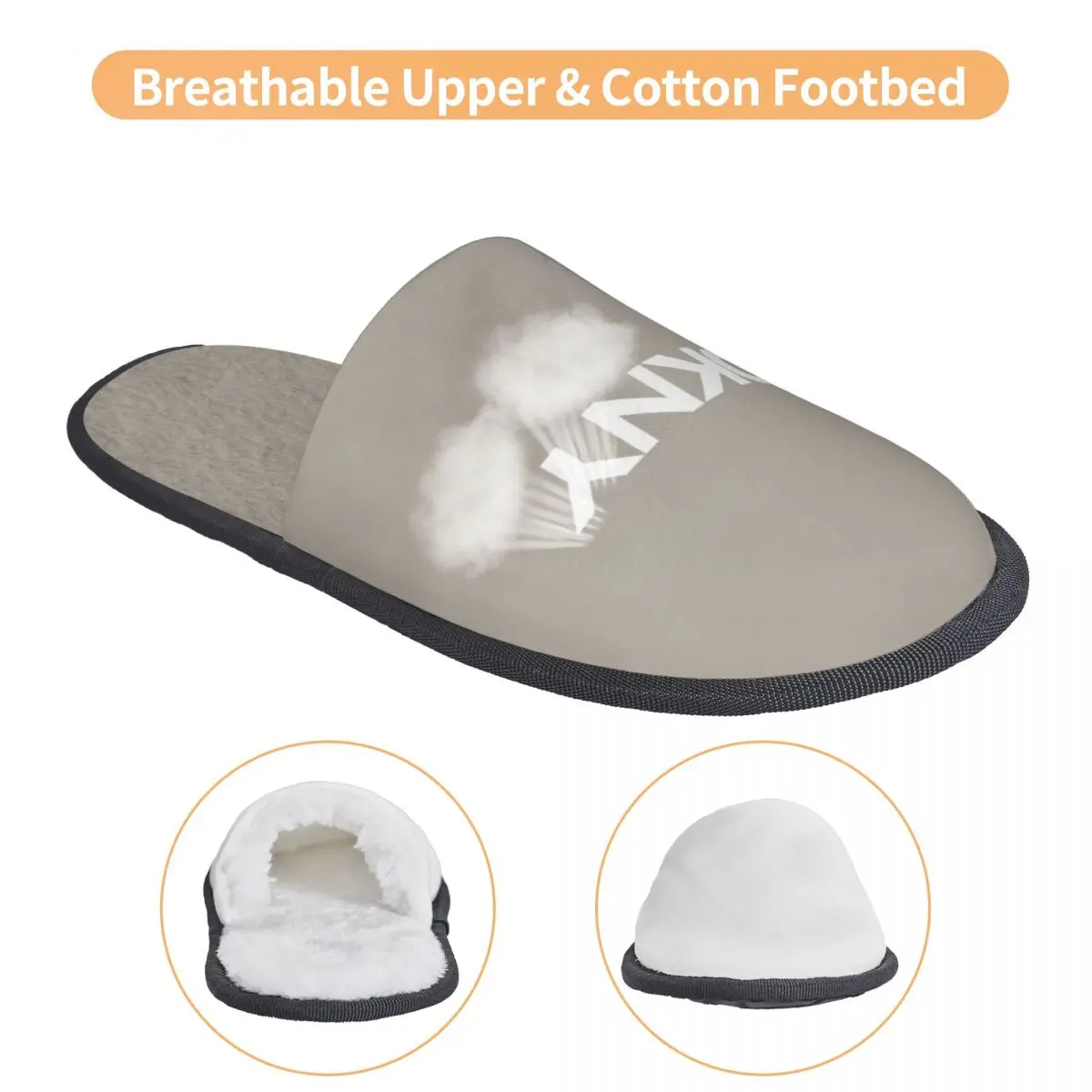 Домашние тапочки D-dknys на заказ женские мягкие без шнуровки из пены с эффектом