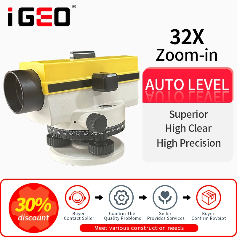 

32x Magnification high precision automatic Optical level , professional topographic Optical dumpy level