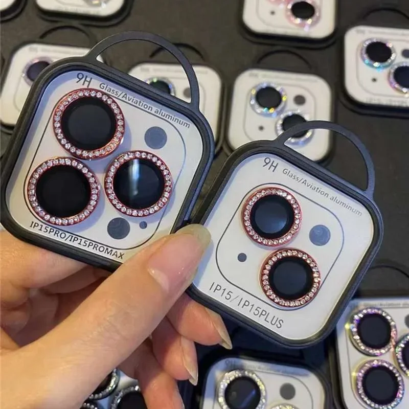 Защитная пленка для объектива камеры IPhone 15 16 Pro Max Plus Diamond Металлическое защитное
