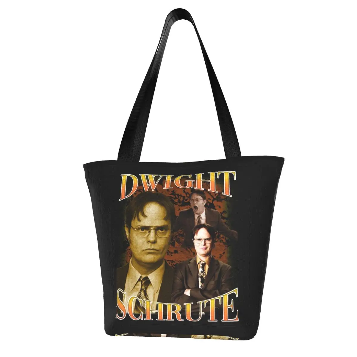 

Винтажная хозяйственная сумка Dwight Schrute 90s, офисные забавные сумки jim halpert для студентов, подарочные сумки, забавные школьные сумки из ткани