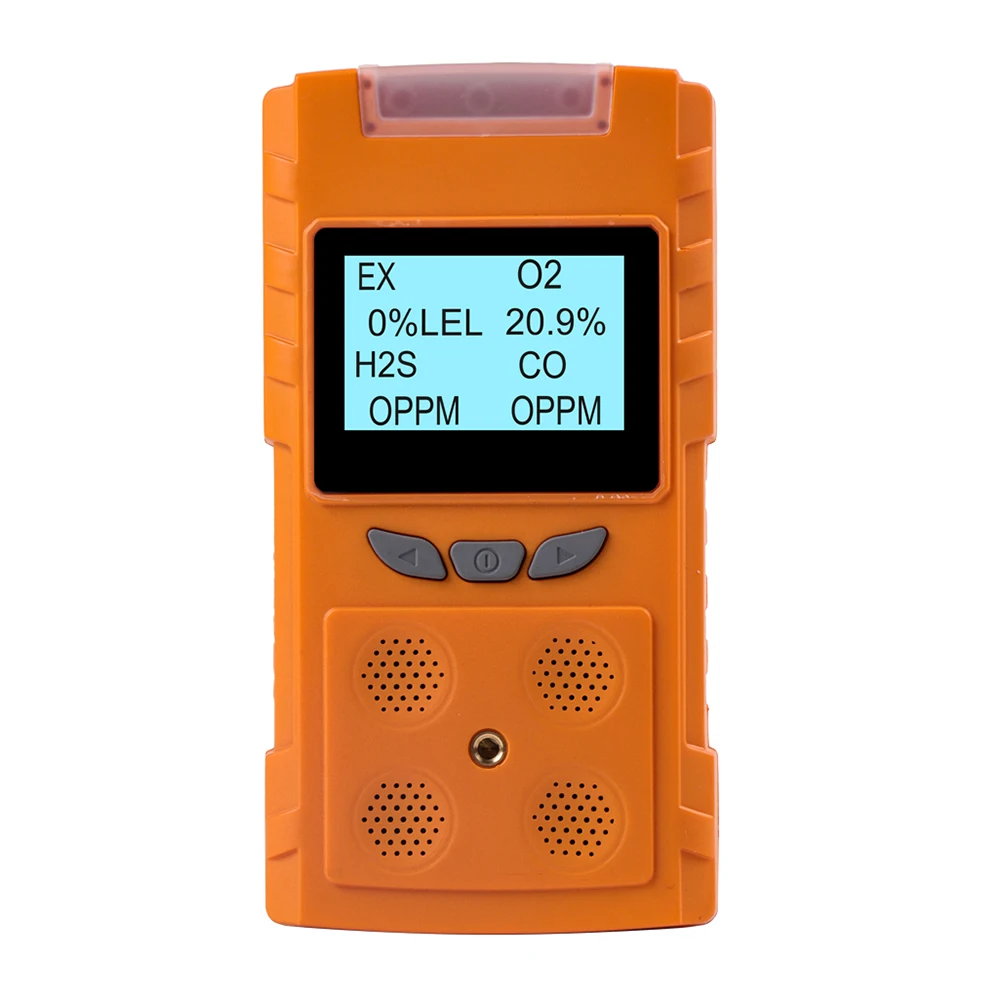 

4 in 1 O2 CO H2S EX Gas Detector Combustible Gas Leak Detector Gauge Alarm