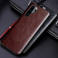Luxury leather Case for Huawei P30 Lite P30 Pro coque with Business solid color design phone cover for huawei p30 pro case