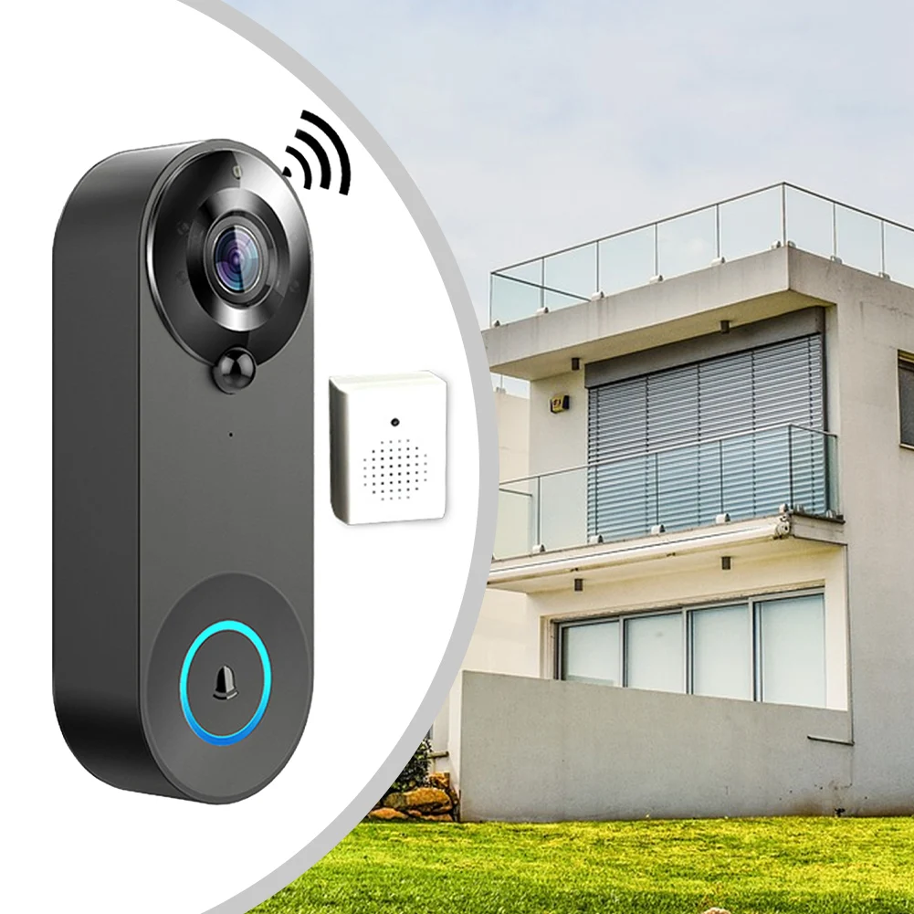 

Wireless Smart Doorbell Kit For Enhanced Security & Remote HD Camera Real-time Communication Wide Viewing Angle Smart Home Parts