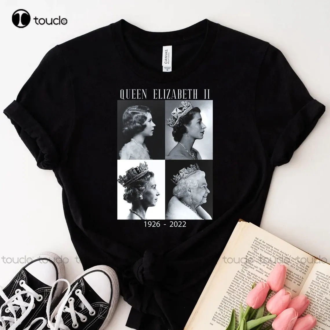 

Queen Elizabeth Ii 1926-2022 Shirt, Rest In Peace Elizabeth, Queen Of England Since 1926-2022 Shirt Commemorative Tee Shirt