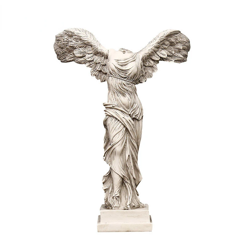 

16cm 25cm 40cm Resin Victory Goddess Figurines Sculpture Craft Ornament Model Room Study Home Decoration Accessories