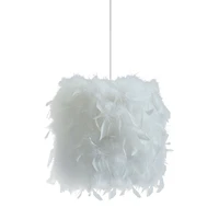 modern pendant feathers light lampshade modern feather pendant lamp cover romantic ceiling light creative personality for