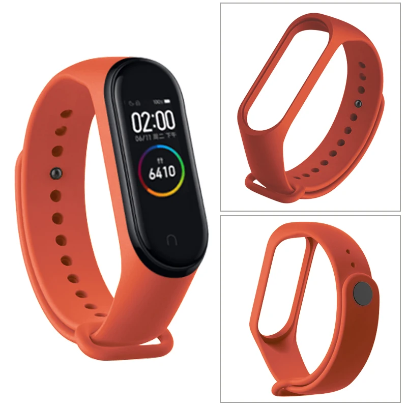 Фото Сменный Браслет для Xiaomi Mi Band 3 4 5 6 7, силиконовый ремешок на запястье для Miband 3 4 5 6, ремешок для наручных смарт-часов №5