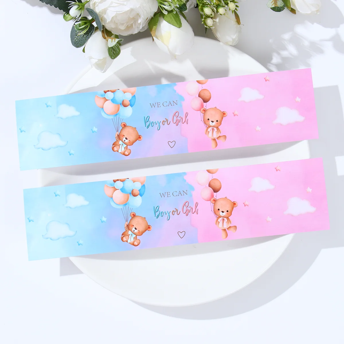 Наклейки на бутылки с водой для мальчиков или девочек 10 шт.