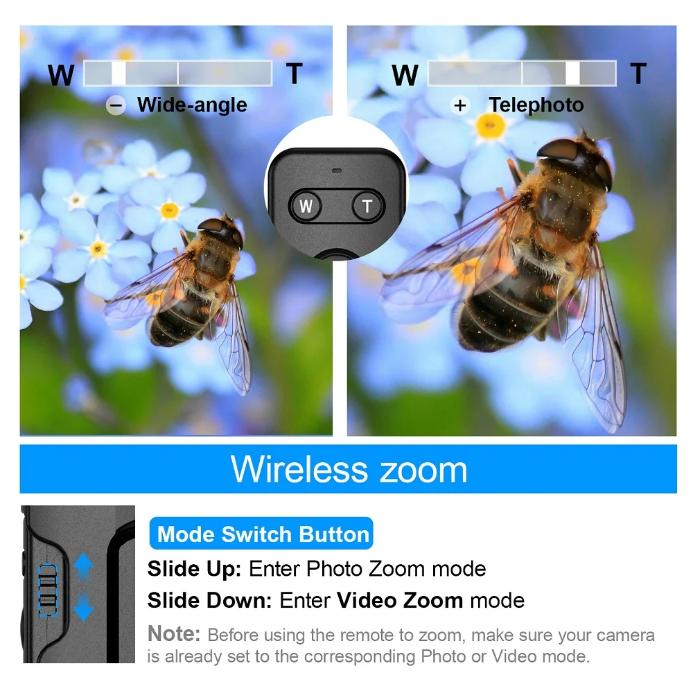 Фото Bluetooth-пульт дистанционного управления Mcoplus для Canon EOS R R8 R5 Mark II R50 R6 R7 R10 R1 R3 R5C R6 RP M50 II 200D 250D 850D 800D 90D №2