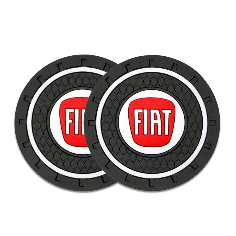 

2 шт. автомобильные противоскользящие силиконовые подставки для чашек для воды в салоне для FIAT 500 Abarth 595 Grande Stilo Freemont Punto Astra Bravo