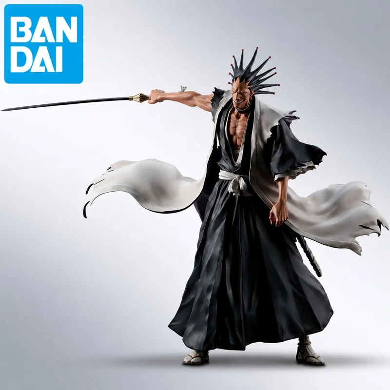 Фото В наличии: Оригинальная фигурка Bandai Spirits Bleach Zaraki Kenpachi, новая, в коробке, аниме-персонаж, игрушка. №1