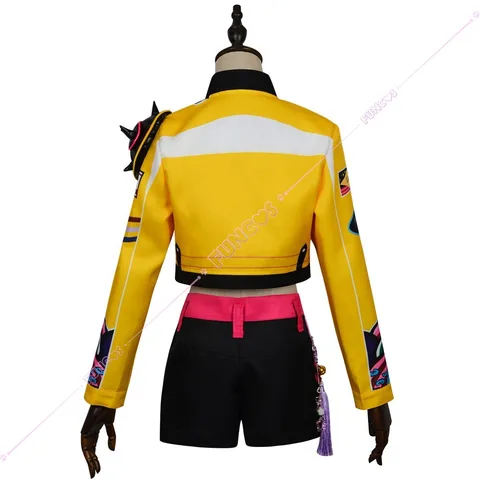 Косплей костюм аниме желтый полная комплектация