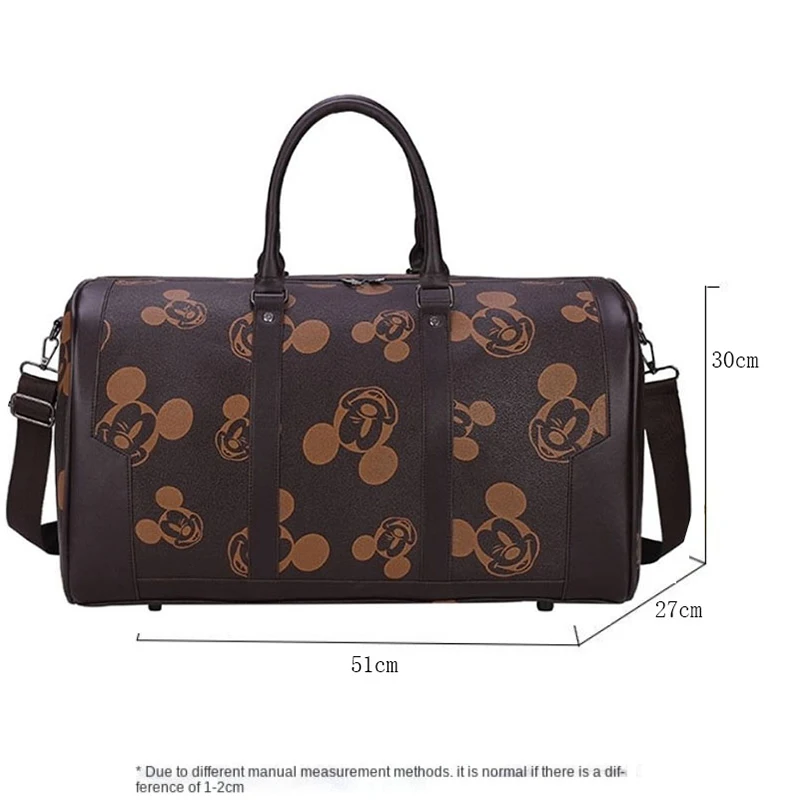 Disney Travel Duffle Bag for Women Men Girls Luxury Designer Cartoon Cute Mickey Mouse Tote Bag Large Capacity Luggage Bags