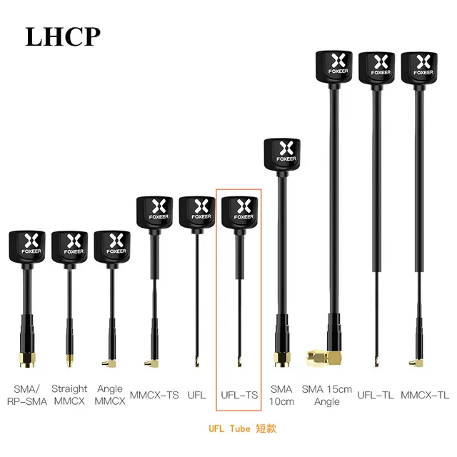 Foxeer Lollipop 4 5.8G 2.6dBi LHCP UFL Tube 85mm Foxeer Lollipop 4 5.8G 2.6dBi LHCP UFL Tube 85mm