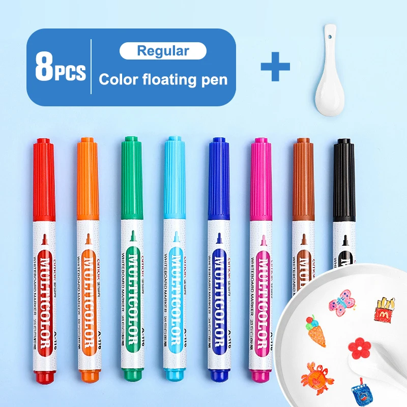 

Magical Water Painting Pen Floating Ink Pen Whiteboard Markers Doodle Water Pens Toy Art Supplies Suministros de arte