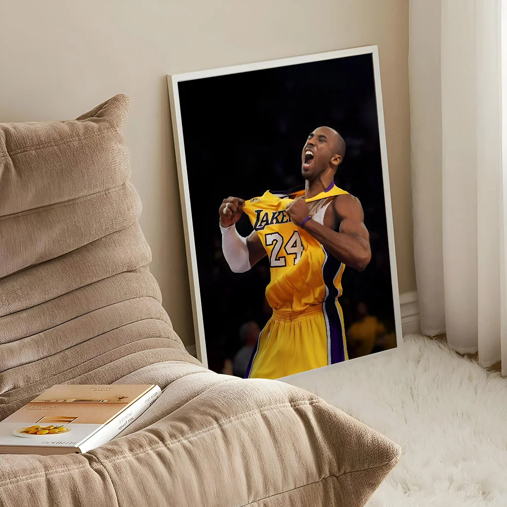 1 шт. K-Kobe Bryant плакат самоклеящийся художественный постер водостойкая бумажная