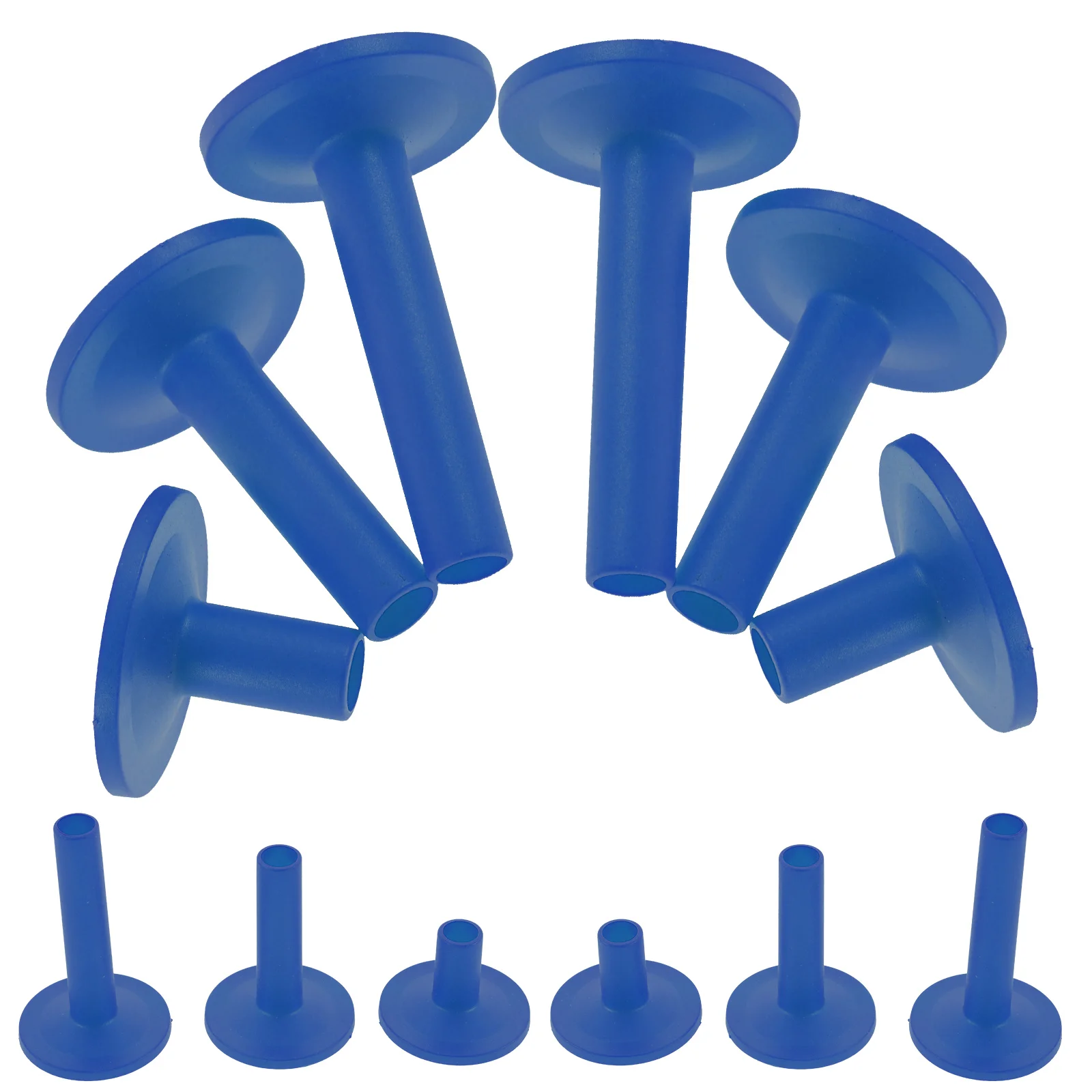 

12 Pcs Holder Plastic Sleeves Cymbal Replacement Long Drum Kit Accessories Stand Musical Instrument