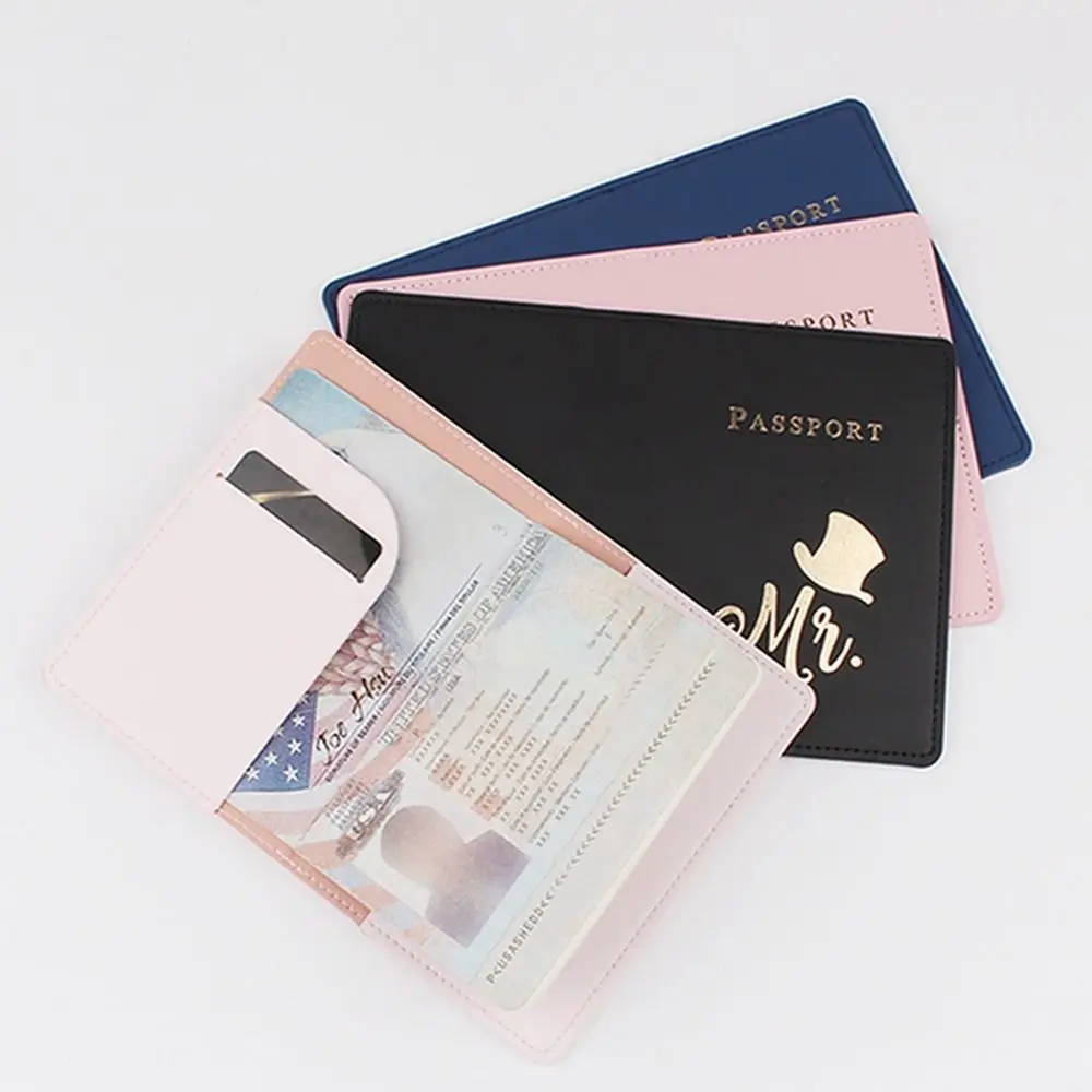 

Fashion PU Leather Travel Packet Passport Cover ID Card Pouch Credit Card Passport Holder Purse Bags