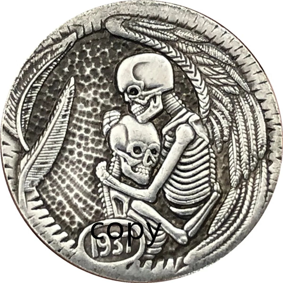 

Skeleton COIN HOBO COIN Rangers US Coin Gift Challenge REPLICA Commemorative Coin - REPLICA Coin Medal Coins Collection