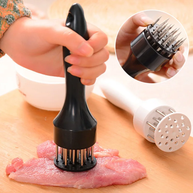 

Stainless Steel Meat Meat Tenderizer Needle Profession Steak Pork Chop Meat Hammer Portable Kitchen Tools Cooking Accessories
