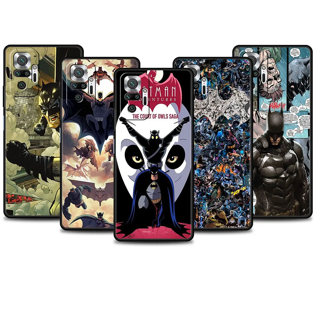 

Celular Cover for Xiaomi Redmi 9 9A 9C 10 K40s K50 Note 9 9S 10 10T 11T 11S Pro 5G Phone Funda TPU Coque The Batman Adventure