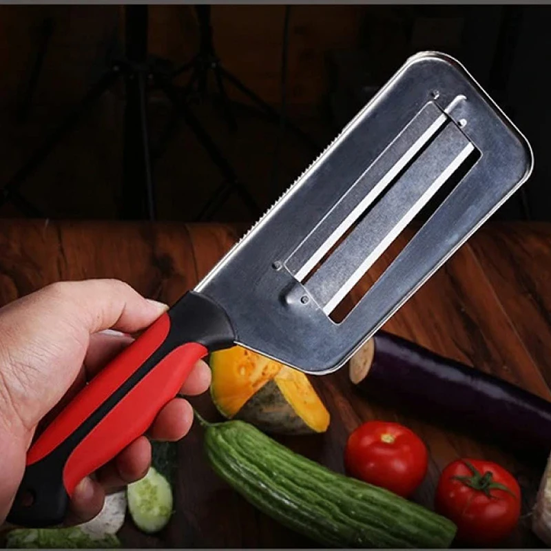 

Cabbage Slicer Onion Slicer Knife Double Slice Blade Vegetable Slicer Slicing Kitchen Knife Fish Scale Cleaner Knive Accessories