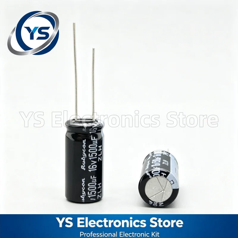 Фото Rubycon ZLH 16V1500UF 10x20мм 16ZLH1500MEFC10X20 1500мкФ 16В Электролитический конденсатор Новый Оригинальный Долговечный Низкое сопротивление 20% №3