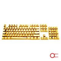 2022for cherry mx including key puller104 key double shot injection backlit electroplated mechanical keyboard key caps