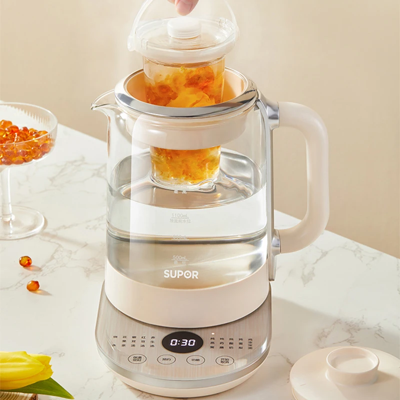 SUPOR Многофункциональный горшок для здоровья 1 5 л Электрический чайник из