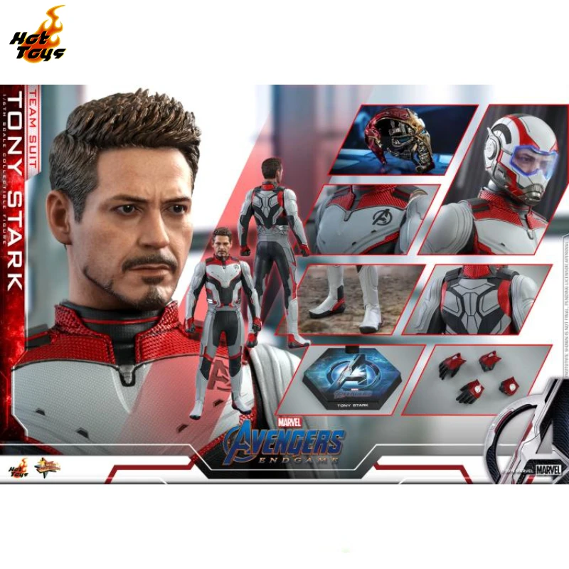 

In Stock HOTTOYS 1/6 Avengers 4 Iron Man Tony Quantum Suit Version MMS537 Anime Action Figure Toy Gift Model Collection Hobby
