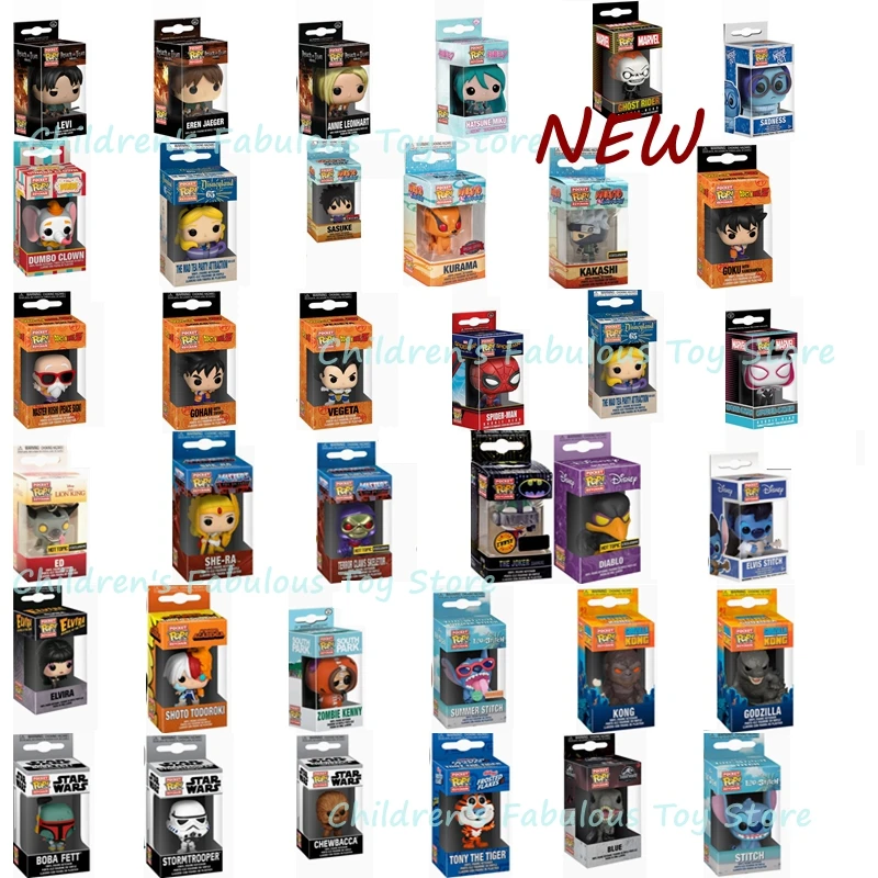 Коллекция 2022 года брелки Funko POP драконы мяч Звездный брелок войны Человек-паук