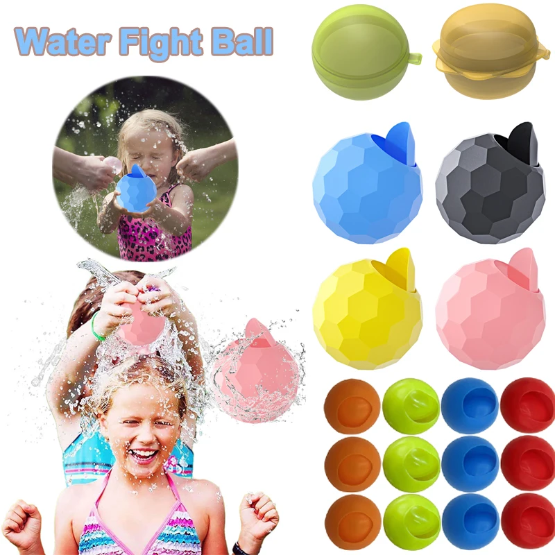 

New Summer Water Bomb Splash Balls Reusable Water Balloons Silicone Outdoor Pool Beach Play Party Favors Water Fight Games