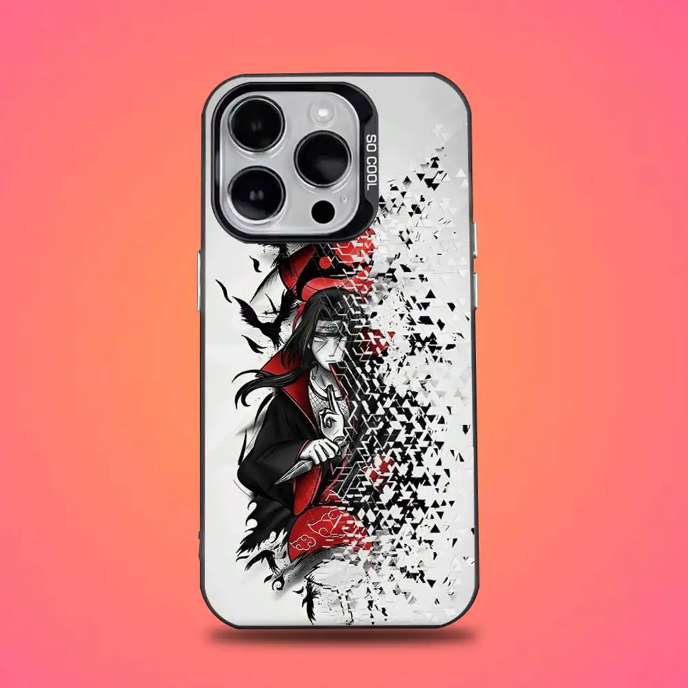 Фото Чехол для телефона U-Uchiha M-Madara I-Itachi для iPhone 16,15,14,13,12,11, Pro, Max, Plus, Mini, XS, SE, черный матовый жесткий бампер с защитой от падения №3