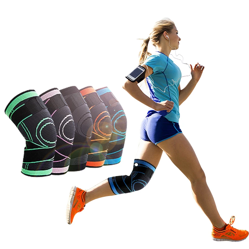 

1PCS Sports Knee Pads Compression Sleeve Joint Pain Relief Arthritis Running Fitness Elastic Bandage Knee Pads Dropshipping