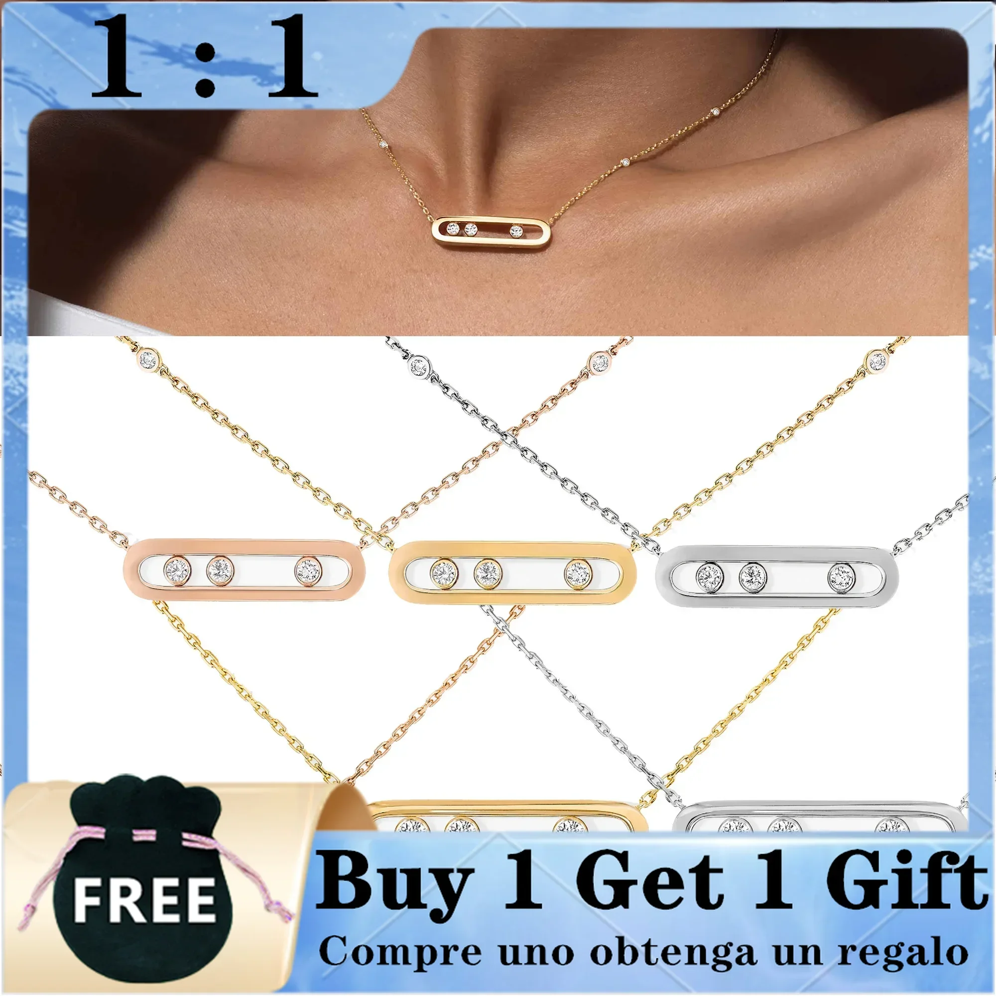 Упрощенный трехгранный узор дизайнерский укороченный узел 925 со стразами